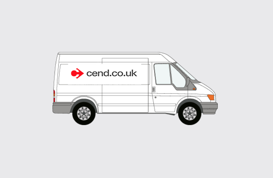 Long wheel base van courier Manchester