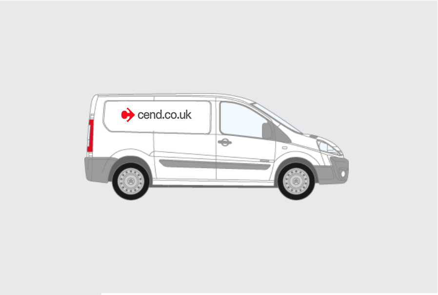 Short wheel base van courier Manchester